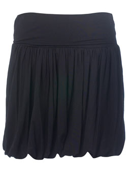 Black bubble skirt