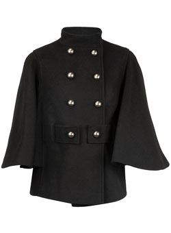 Black cape jacket