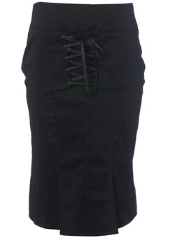 Black corset style skirt