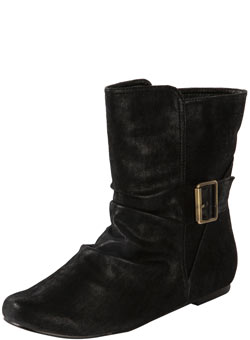 Dorothy Perkins Black flat ankle boots