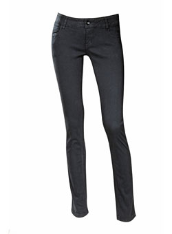 Dorothy Perkins Black/grey stripe skinny jeans