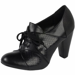 Dorothy Perkins Black mixed fabric shoes