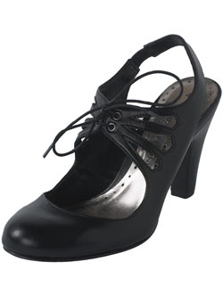 Dorothy Perkins Black sling back shoes