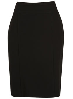 Black stitch detail skirt