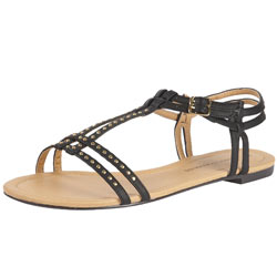 Dorothy Perkins Black stud multistrap sandals