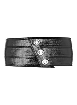 Black waist lock belt