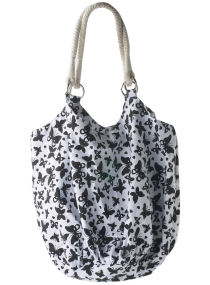 Dorothy Perkins Black/white butterfly bag
