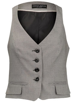 Dorothy Perkins Black/white waistcoat