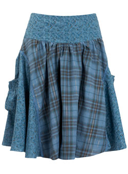 Dorothy Perkins Blue check skirt