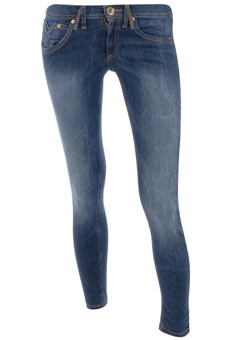 Dorothy Perkins Blue/grey super skinny jeans