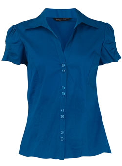Blue short sleeve shirt