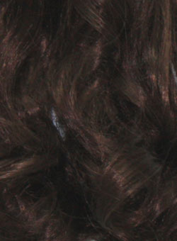 Bouncy Curl chestnut brown hair extensions