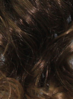 Bouncy Curl mid brown hair extensions
