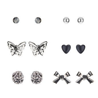 Dorothy Perkins Bow butterfly stud pack