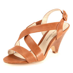 Dorothy Perkins Brown crossover sandals