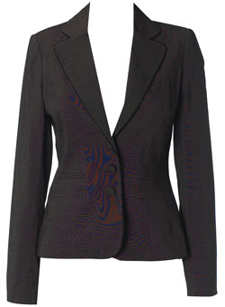 Dorothy Perkins Brown piped edge jacket