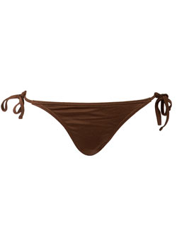 Dorothy Perkins Chocolate shimmer tie side