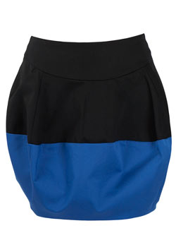 Dorothy Perkins Cobalt colour block skirt