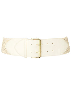 Cream Waist Belt