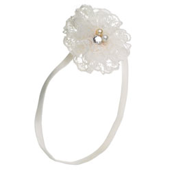 Dorothy Perkins Cream lace flower headband