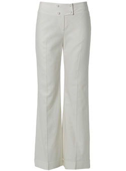 Dorothy Perkins Cream linen trousers