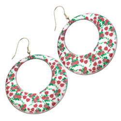 Dorothy Perkins Flower Pattern Disc earrings