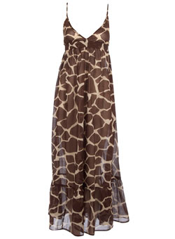 Dorothy Perkins Giraffe print maxi dress