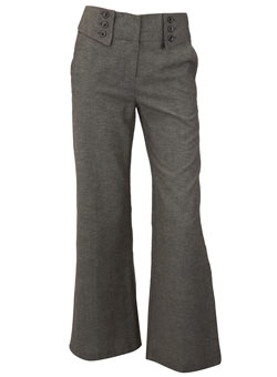 Dorothy Perkins Grey herringbone trousers