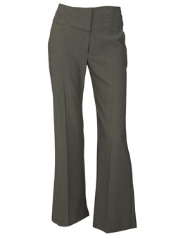 Grey seam detail trousers