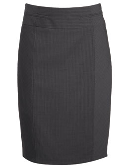 Grey stripe skirt