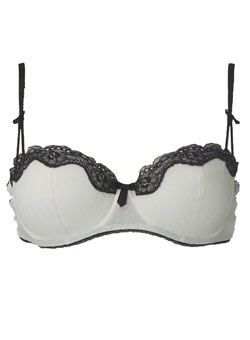 Dorothy Perkins Ivory mesh bra