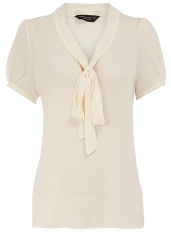 Dorothy Perkins Ivory short sleeve blouse DP05307282