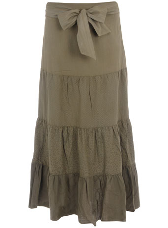 Dorothy Perkins Khaki mix and match skirt