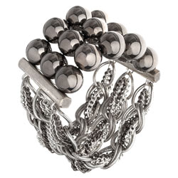 Dorothy Perkins Large Bead and Chain Bracelet