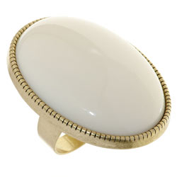 Dorothy Perkins Large oval resin ring