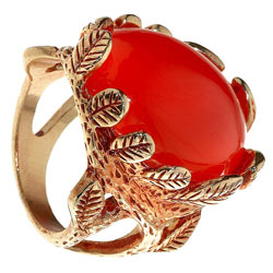 Dorothy Perkins Leaf Wrapped Stone Ring