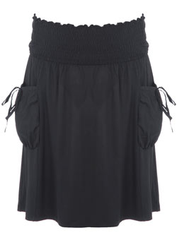 Dorothy Perkins Mamalicious black jersey skirt