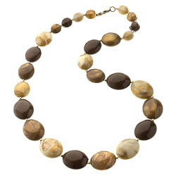 Dorothy Perkins Marbled Bead Rope Necklace