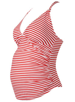 Dorothy Perkins Maternity stripe tankini top