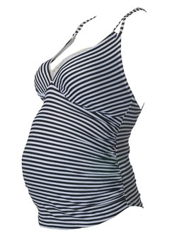 Dorothy Perkins Maternity stripe tankini
