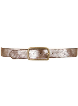 Metal buckle jean belt