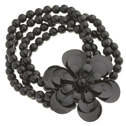 Dorothy Perkins Metal Flower And Bead bracelet
