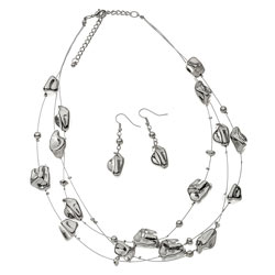 Dorothy Perkins Metal nugget and wire Set