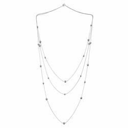 Dorothy Perkins Metallic chain bead necklace