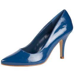 Dorothy Perkins Mid blue point court shoes