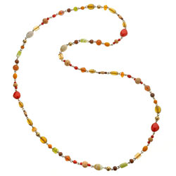 Dorothy Perkins Mixed Glass Bead Necklace