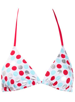 Dorothy Perkins Multi spot bikini top