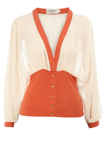 Dorothy Perkins Obi style chiffon blouse DP80000129