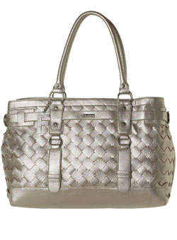 Oyster weave tote bag