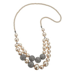 Dorothy Perkins Pearl cord necklace